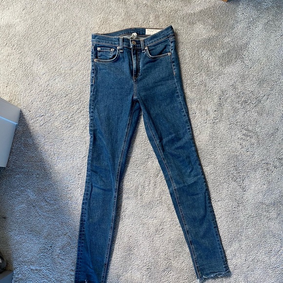 Rag and Bone high rise ankle skinny - Picture 4 of 7